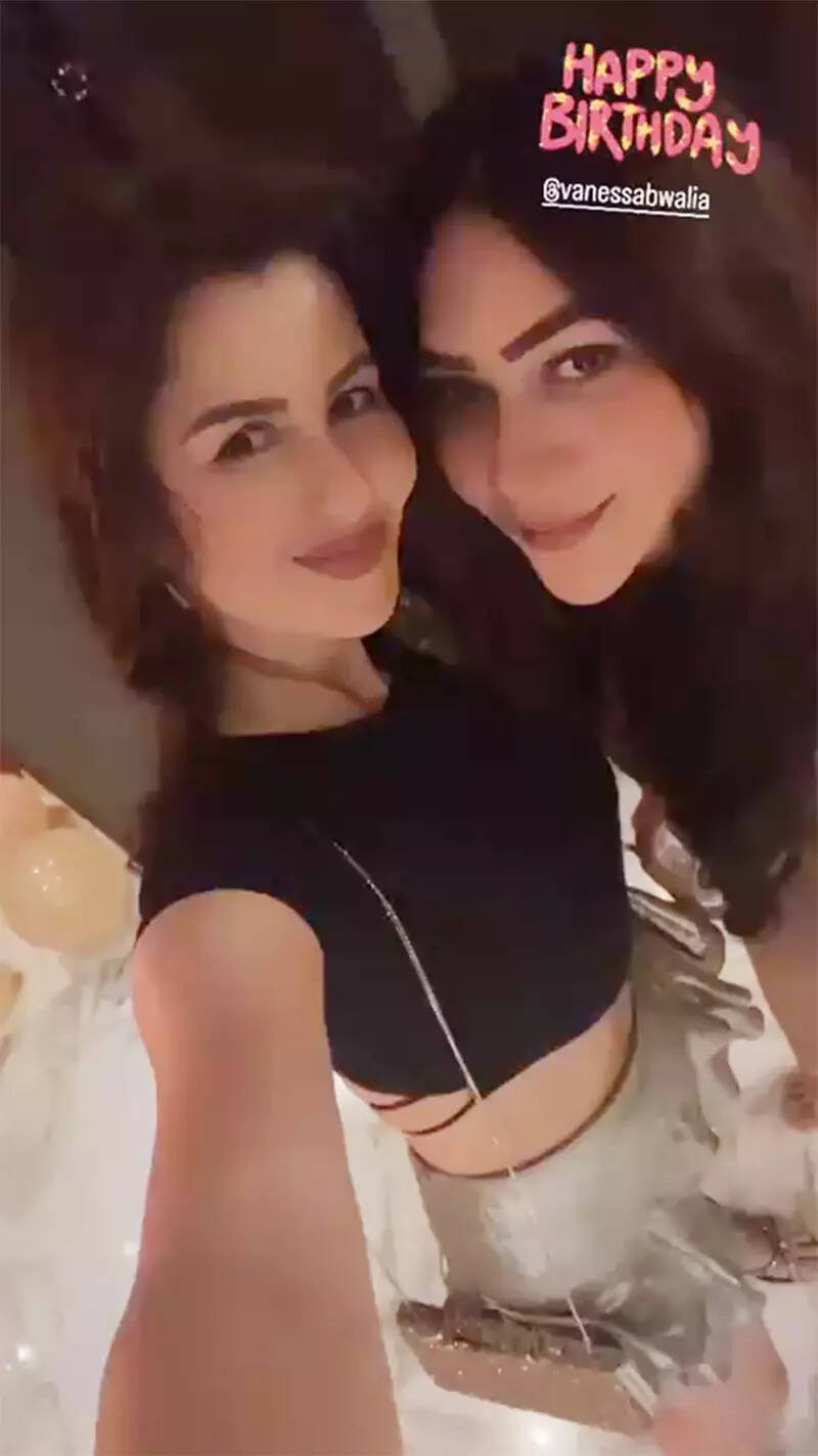 Karan-Tejasswi and Mouni-Suraj made heads turn at Bunty Walia&rsquo;s wife Vanessa Parmar's birthday party