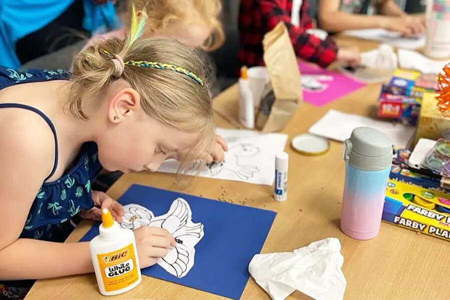 From playing with kids to being gifted handmade dolls, lovely pictures of Priyanka Chopra with displaced Ukrainians