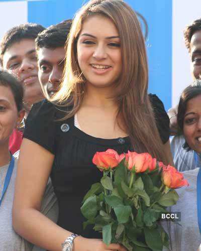 Hansika at Radio contest