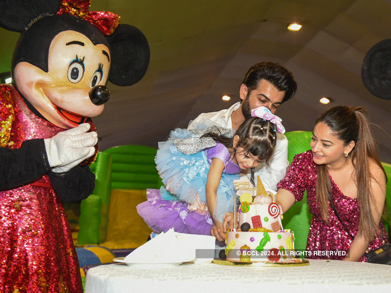 Inside pictures from Jay Bhanushali and Mahhi Vij’s daughter Tara’s fun-filled candy-themed birthday party