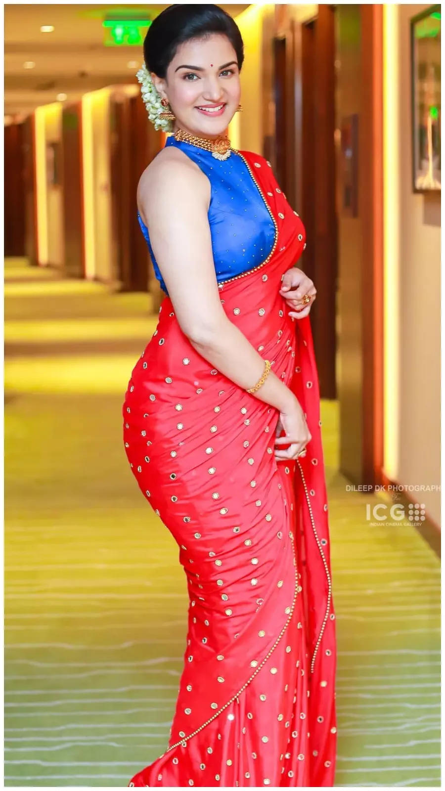 Best saree looks of Honey Rose