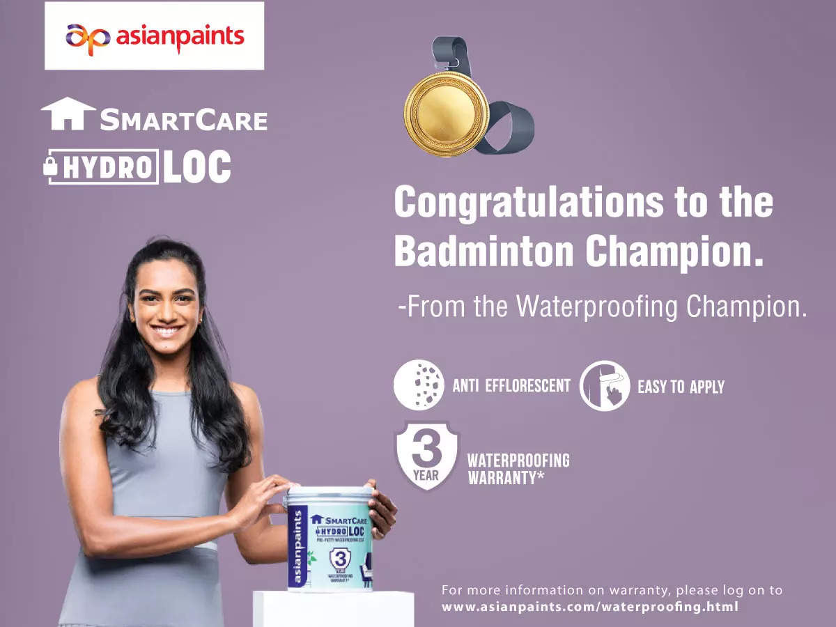 Asian Paints lauds PV Sindhu for her first CWG gold