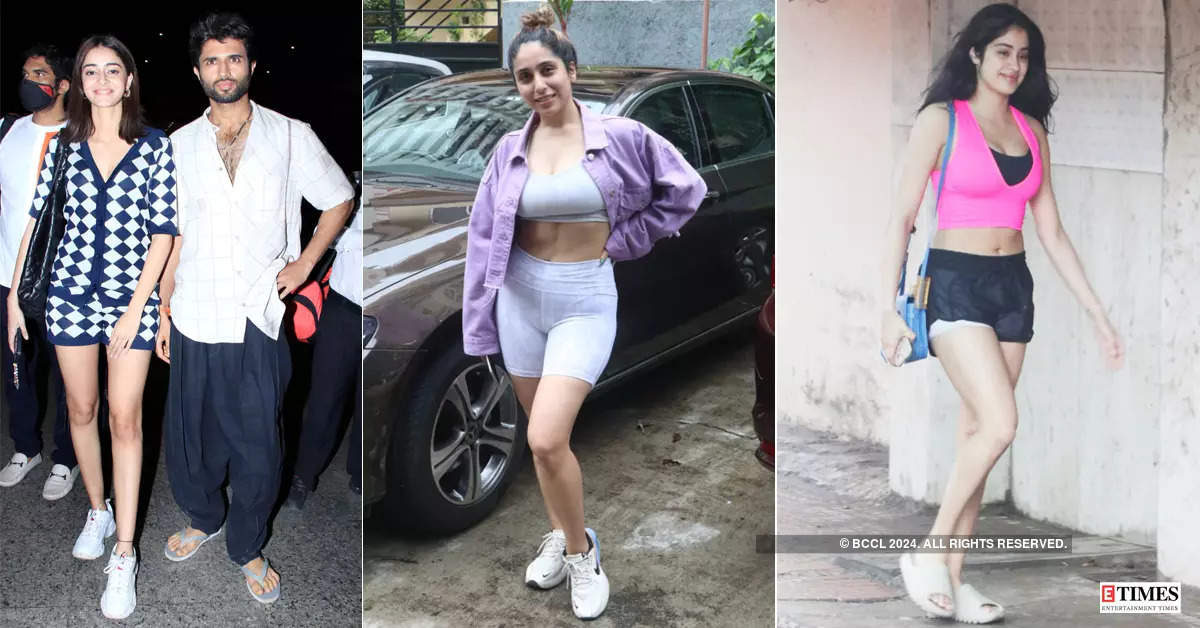 Janhvi Kapoor slays her hot casual look in crop top and shorts - In Pics, News