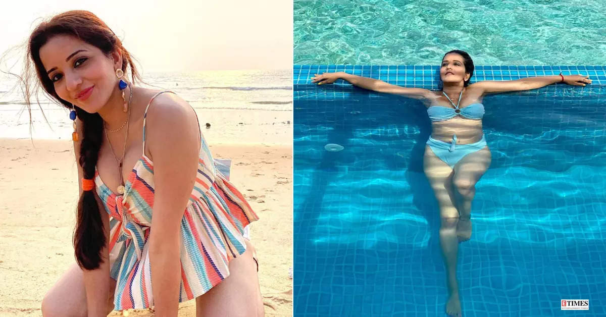 Brazzer Com Monalisa - Bhojpuri actress Monalisa flaunts her toned body & tan in these lovely  pictures from her beach vacation | Photogallery - ETimes