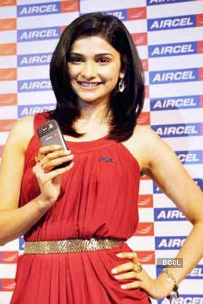 Prachi at Aircel's GSM service launch