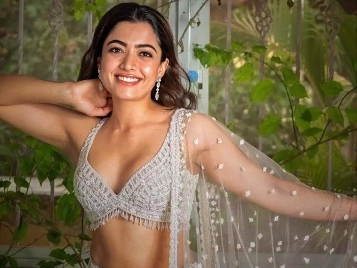 Rashmika Mandanna exudes wedding fashion inspiration in a blush