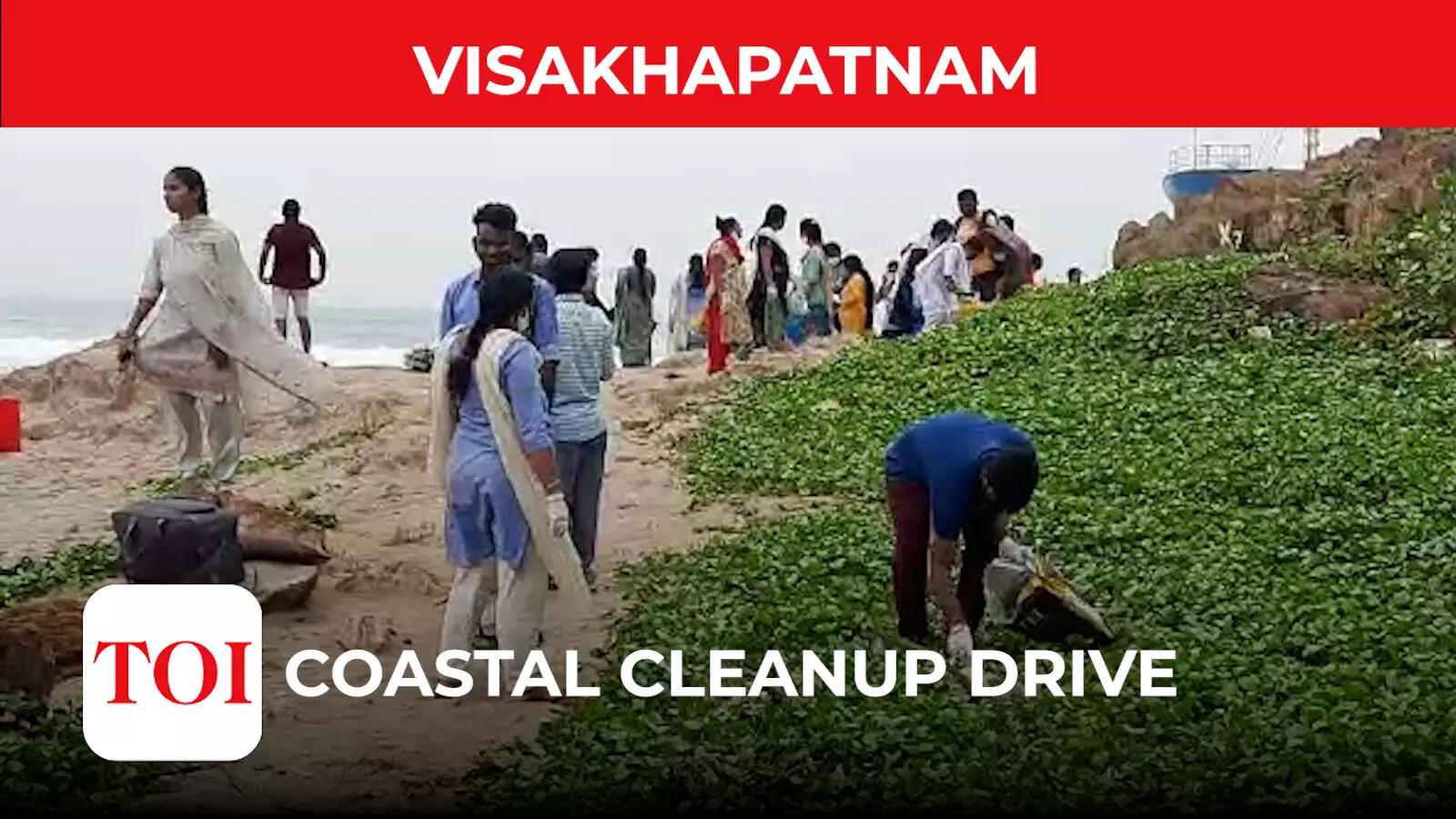 Visakhapatnam Municipal Corporation organises beach cleanup drive