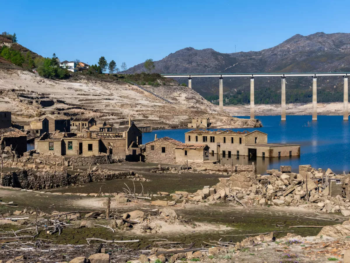 Drought in Europe reveals old sunken ships, villages and hunger stones Drought in Europe reveals old sunken ships, villages and hunger stones