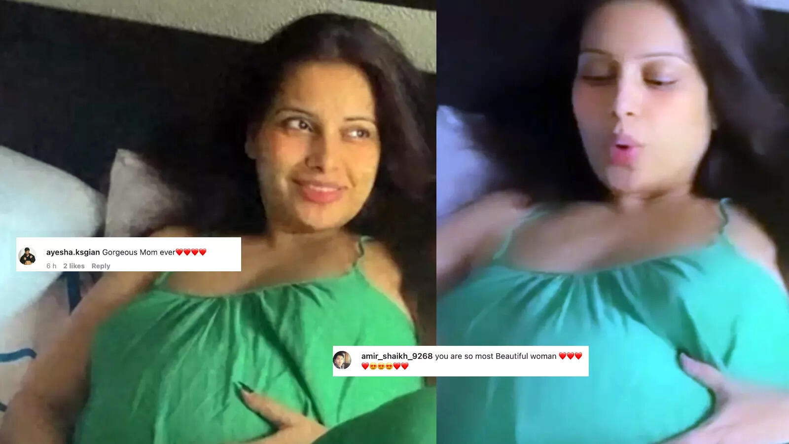 Bipasha Basu Baby Bump: Soon-to-be mom Bipasha Basu flaunts pregnancy glow as she drops a video caressing her baby bump, fans say 'Gorgeous mom ever' Bipasha Basu Baby Bump: Soon-to-be mom Bipasha Basu flaunts pregnancy glow as she drops a video caressing her baby bump, fans say 'Gorgeous mom ever'