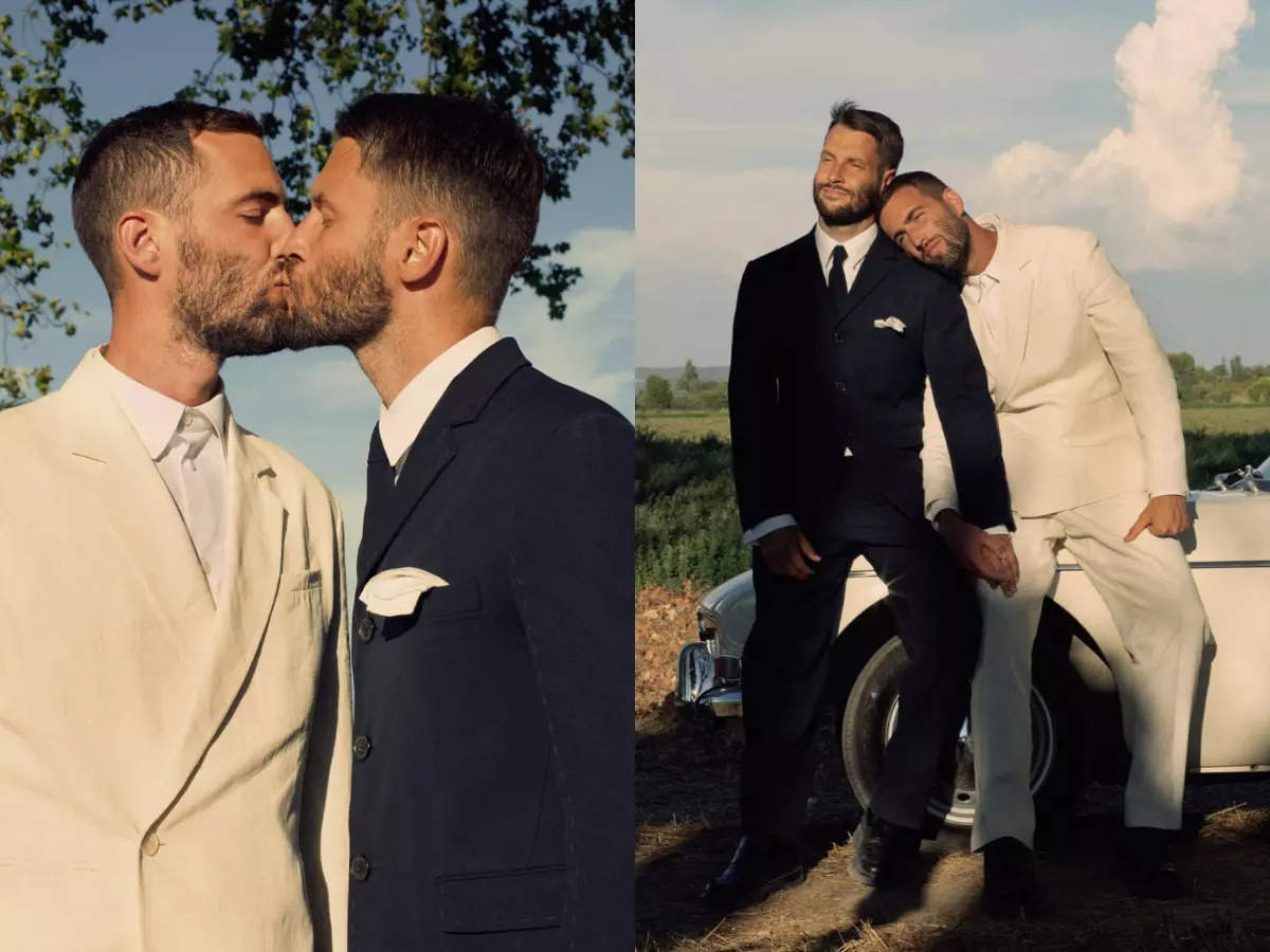 Simon Porte Jacquemus and Marco Maestri ‘s idyllic gay wedding