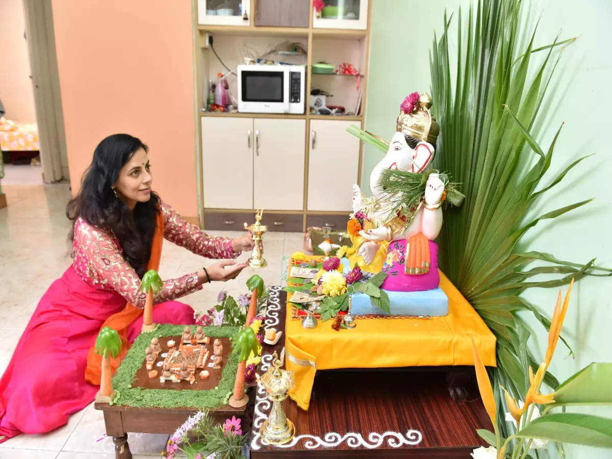 Welcoming bappa in an eco-friendly way | Events Movie News - Times of India