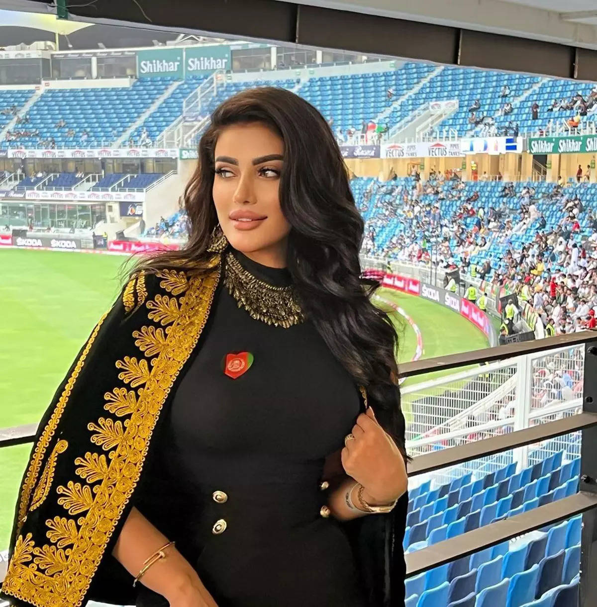 Afghan 'mystery girl' Wazhma Ayoubi's pictures take over the internet while cheering for Afghanistan in Asia Cup