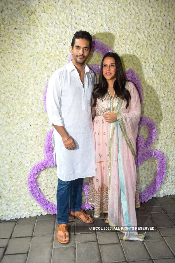 Angad Bedi and Neha Dhupia