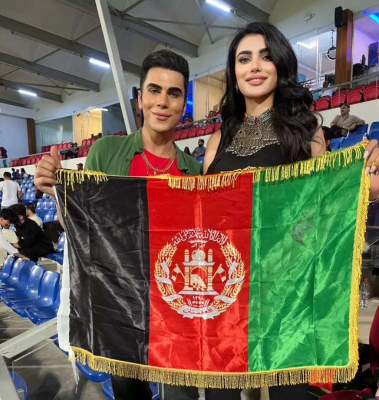 Afghan 'mystery girl' Wazhma Ayoubi's pictures take over the internet while cheering for Afghanistan in Asia Cup