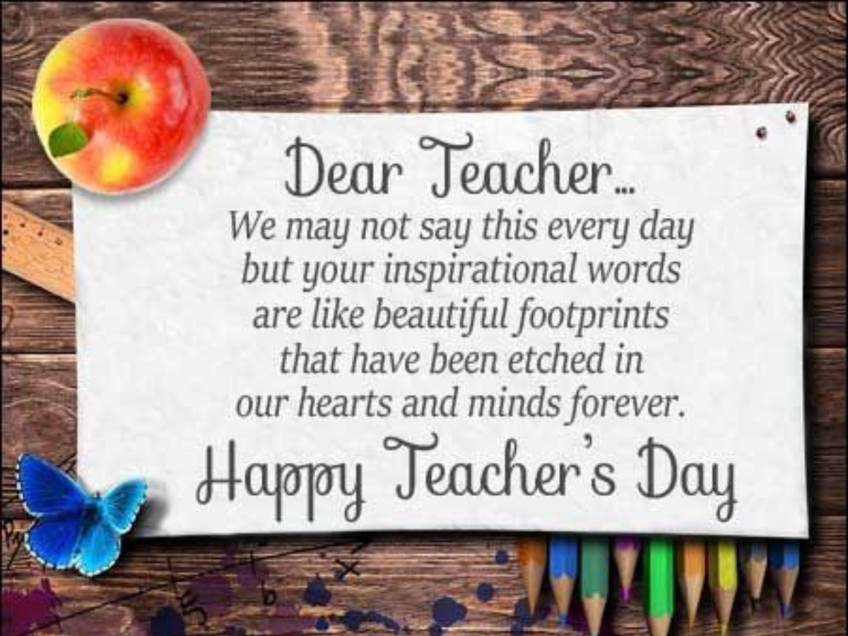 Happy Teachers Day 2022 Greeting Cards, Images, Wishes, Messages: Best ...