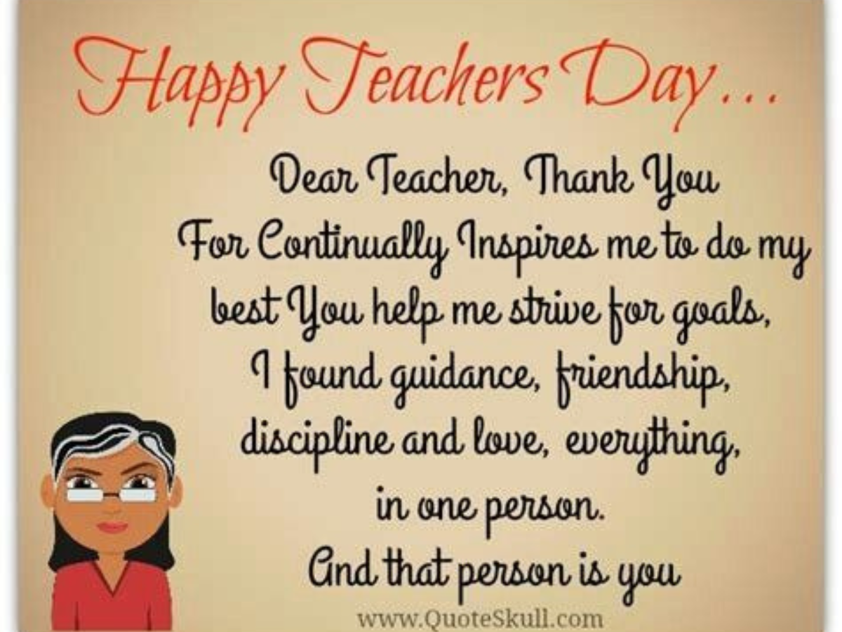 Happy Teachers Day 2022 Greeting Cards, Images, Wishes, Messages: Best ...