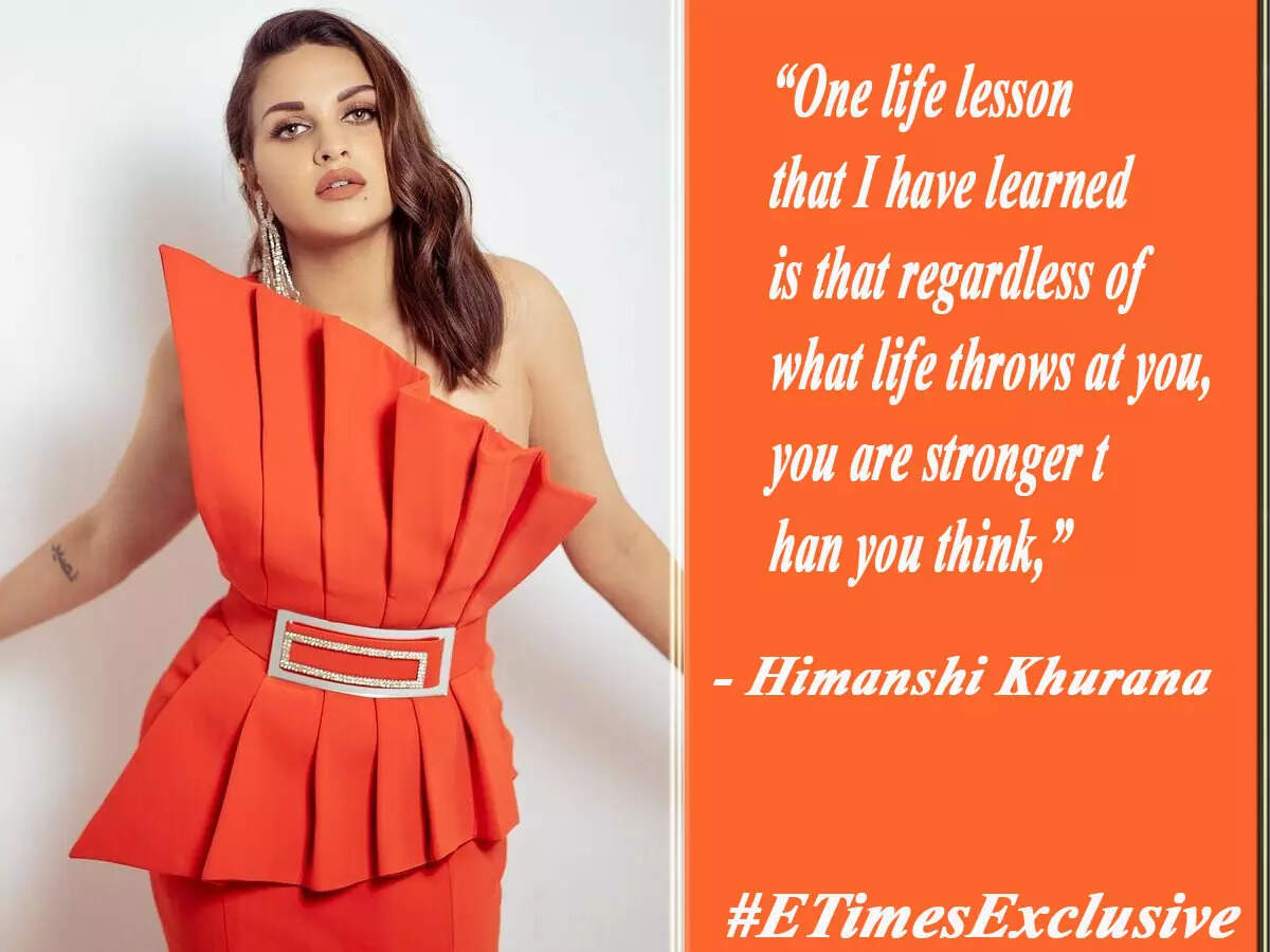 HappyTeachersDay Himanshi Khurana “One life lesson that I have