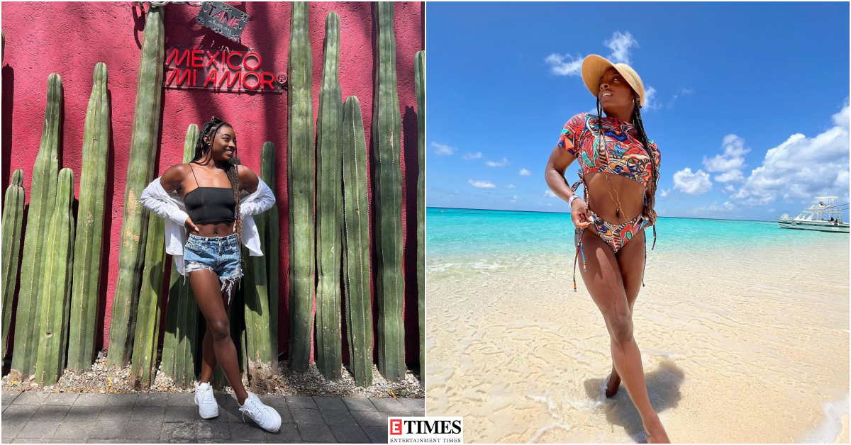 Simone Biles' tropical vacation wardrobe serves summer vibes, dreamy pictures will make you go wow