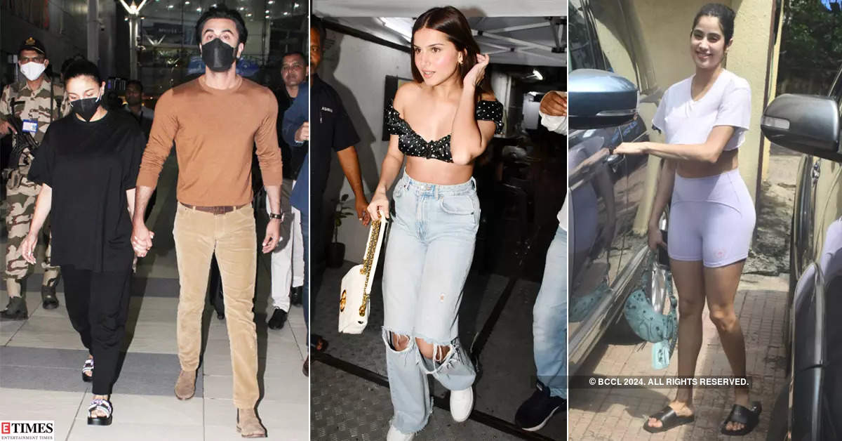 #ETimesSnapped: From Ranbir-Alia to Janhvi Kapoor, paparazzi pictures of your favourite celebs