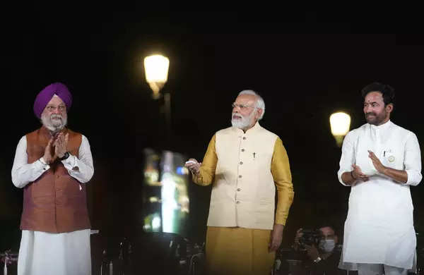 PM Modi unveils Central Vista Project's 'Kartavya Path'