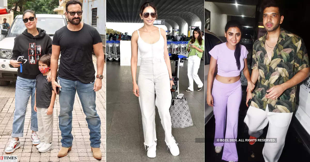 #ETimesSnapped: From Kareena-Saif to Karan-Tejasswi, paparazzi pictures of your favourite celebs