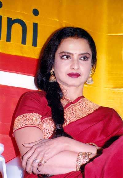 Rekha in Traditional outfits