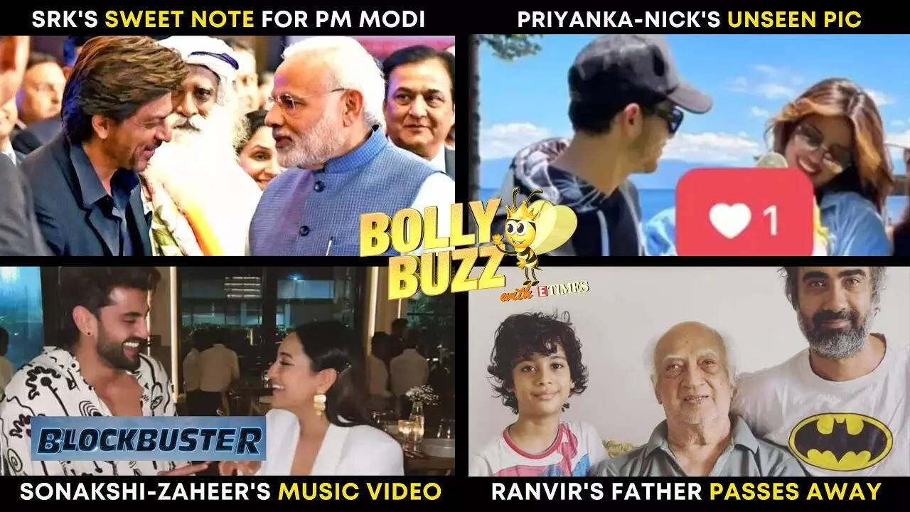 Bolly Buzz Shah Rukh Khan wishes PM Modi on his birthday; Priyanka(02)