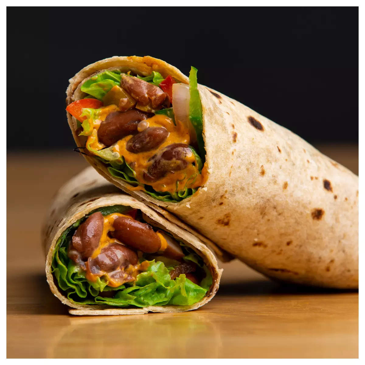 Red Kidney Beans Wrap Recipe: How to Make Red Kidney Beans Wrap Recipe