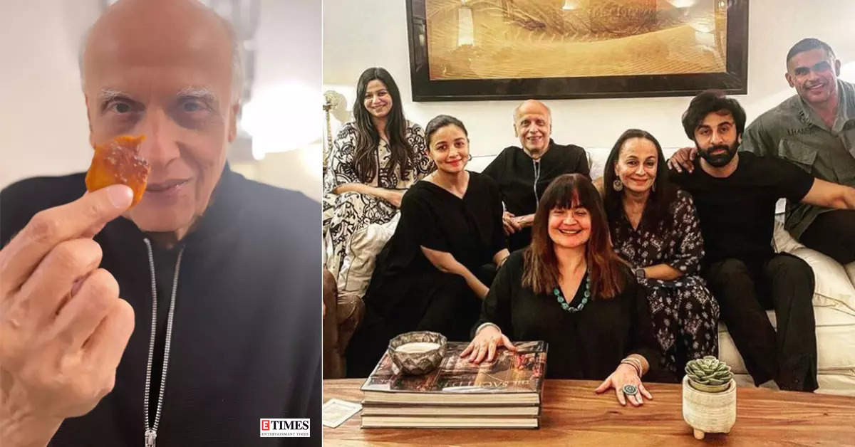Inside pictures from Mahesh Bhatt’s birthday party with parents-to-be Alia Bhatt and Ranbir Kapoor