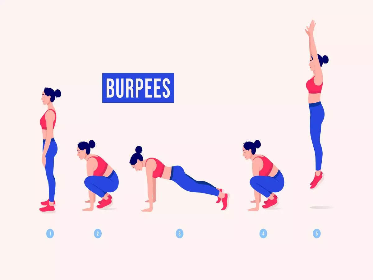 Try these modified burpees that target different body parts | The Times of India