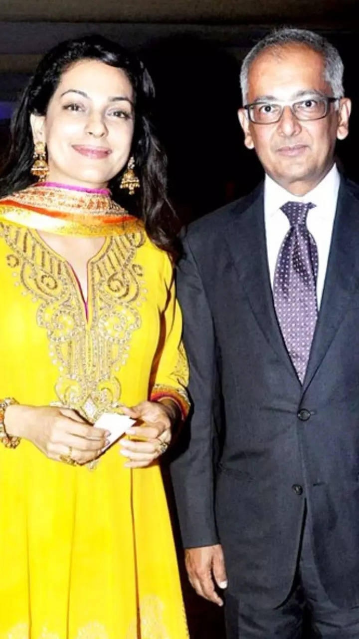 Juhi Chawla avec son mari Jay Mehta