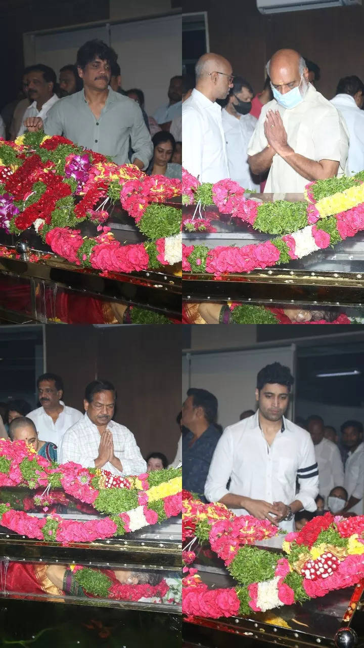 See pics: Tollywood Celebs those paid last respects to Mahesh Babu's mother Indira Devi