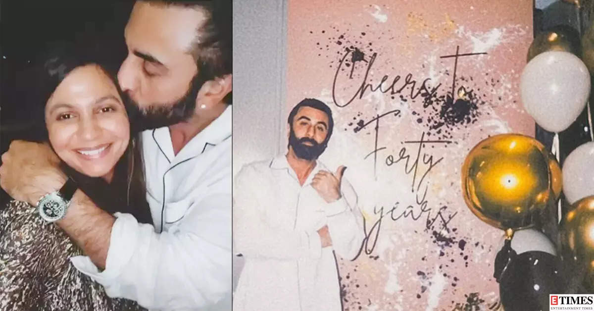 Mom-to-be Alia Bhatt shares an adorable picture of hubby Ranbir Kapoor from his 40th birthday party