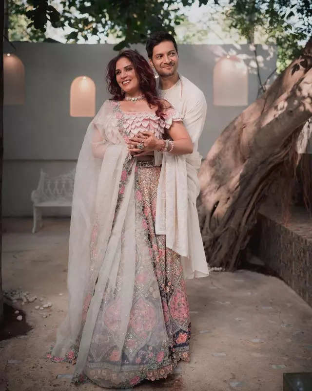 Richa Chadha and Ali Fazal share first pictures from dreamy wedding celebrations in Delhi and we are smitten