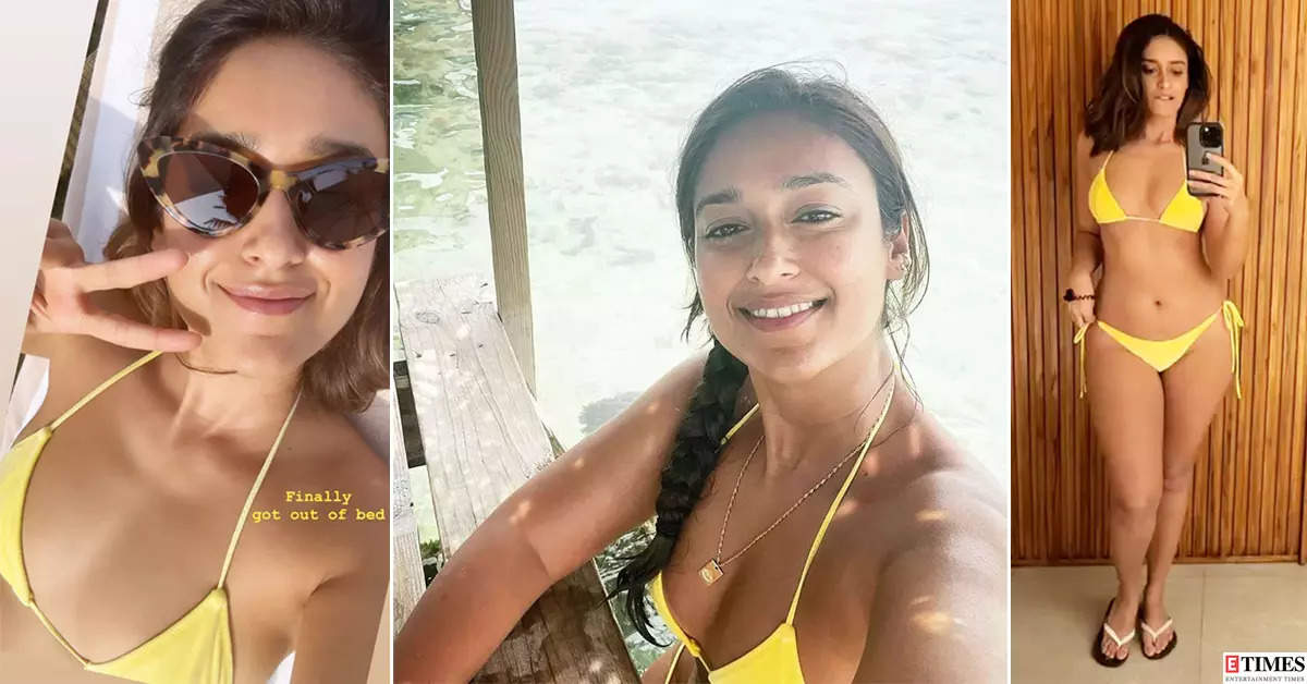 Amid rumours of dating Katrina Kaif's brother, Ileana D'Cruz flaunts her toned abs in a yellow bikini