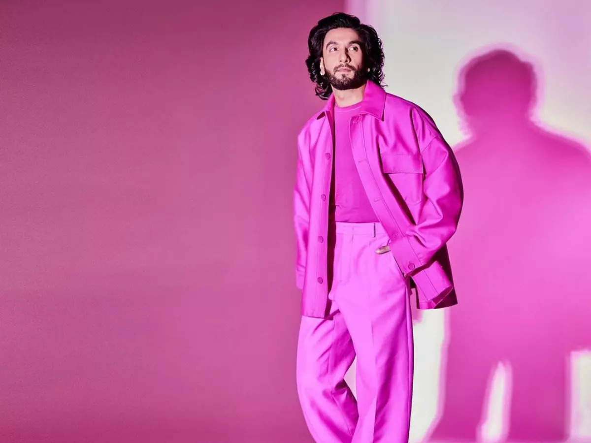 Ranveer Singh rocks pink pineapple printed Gucci outfit worth Rs 2