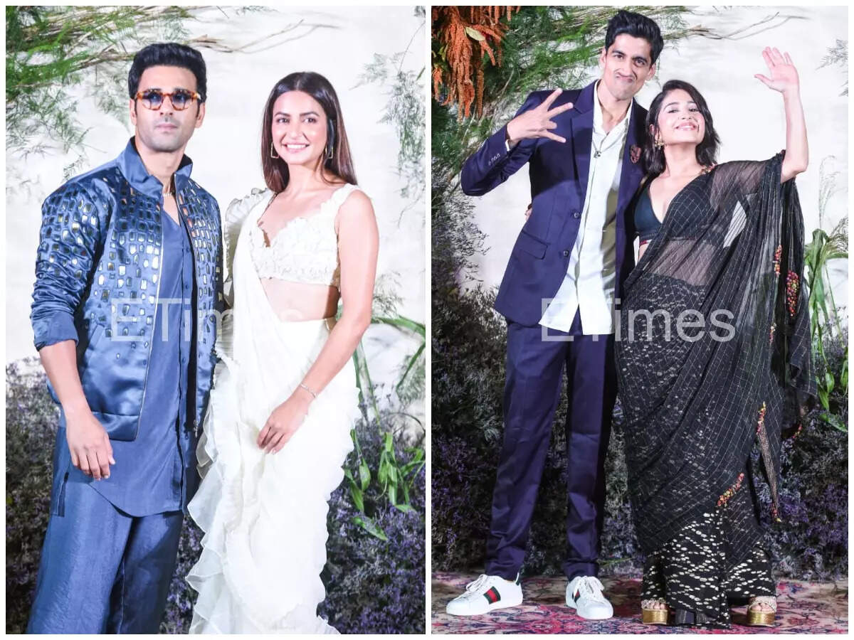 Photos Hrithik Roshan Vicky Kaushal Taapsee Pannu And Others Attend Ali Fazal And Richa 