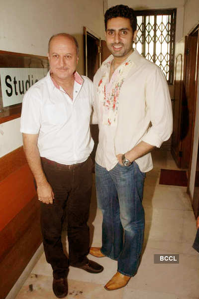 Abhi @ Anupam Kher's acting institute