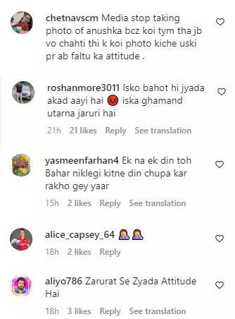 Anushka comments