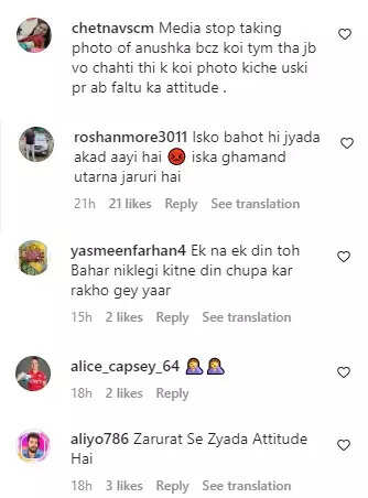 Anushka comments