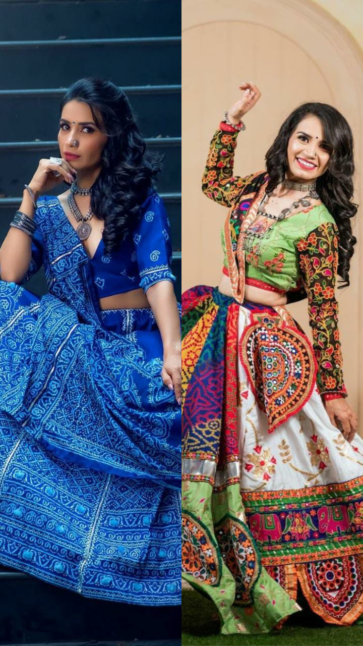 2022 India Sarees For Performance Woman Peacock Blue Lehenga Choli