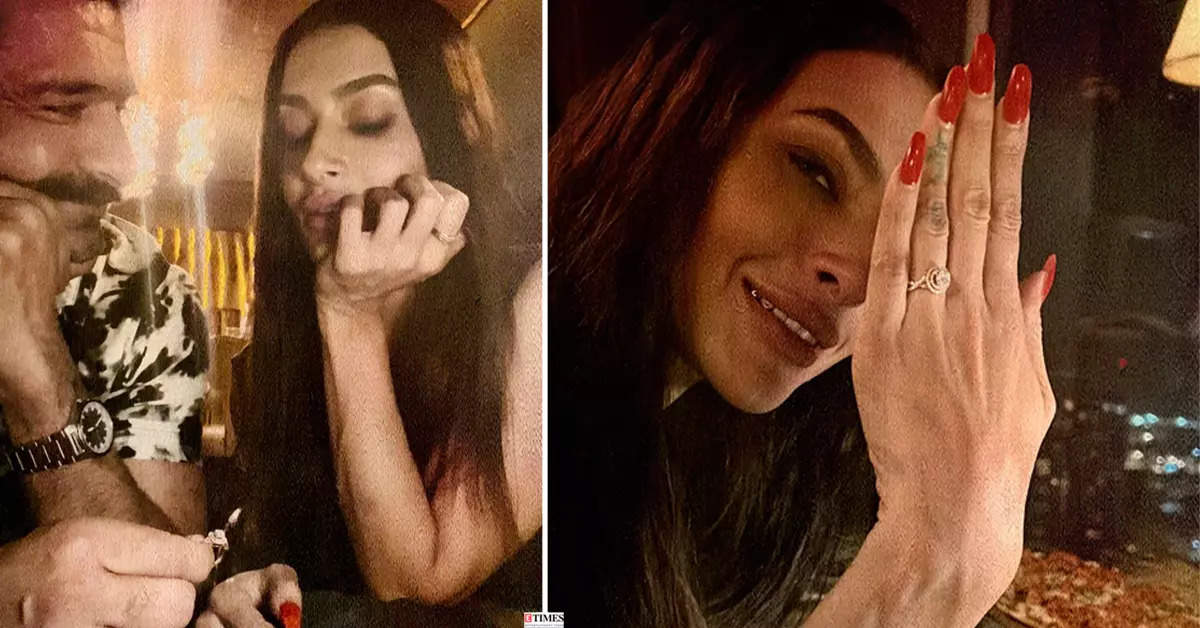 Pavitra Punia gets engaged to beau Eijaz Khan, pictures go viral