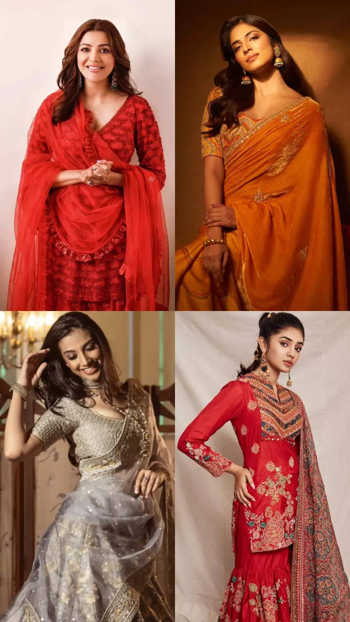 ​Kajal Aggarwal to Keerthy Suresh, 10 festive outfits for Dussehra