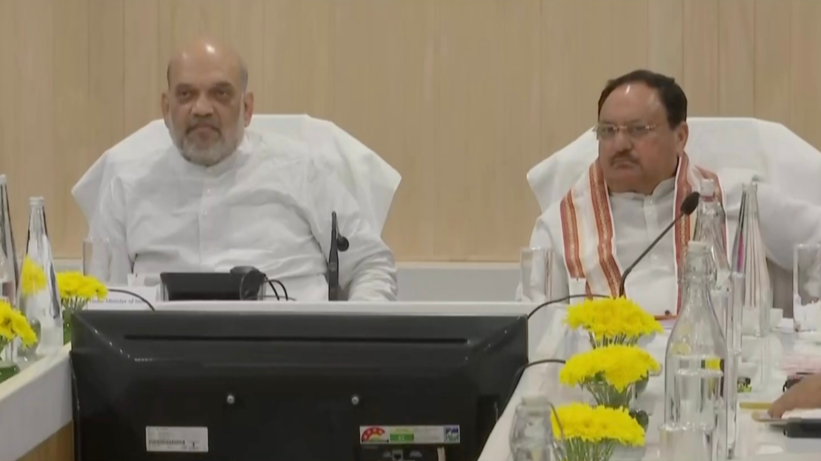 Assam Home Minister Amit Shah Jp Nadda Attend Bjp Core Committee Meeting In Guwahati