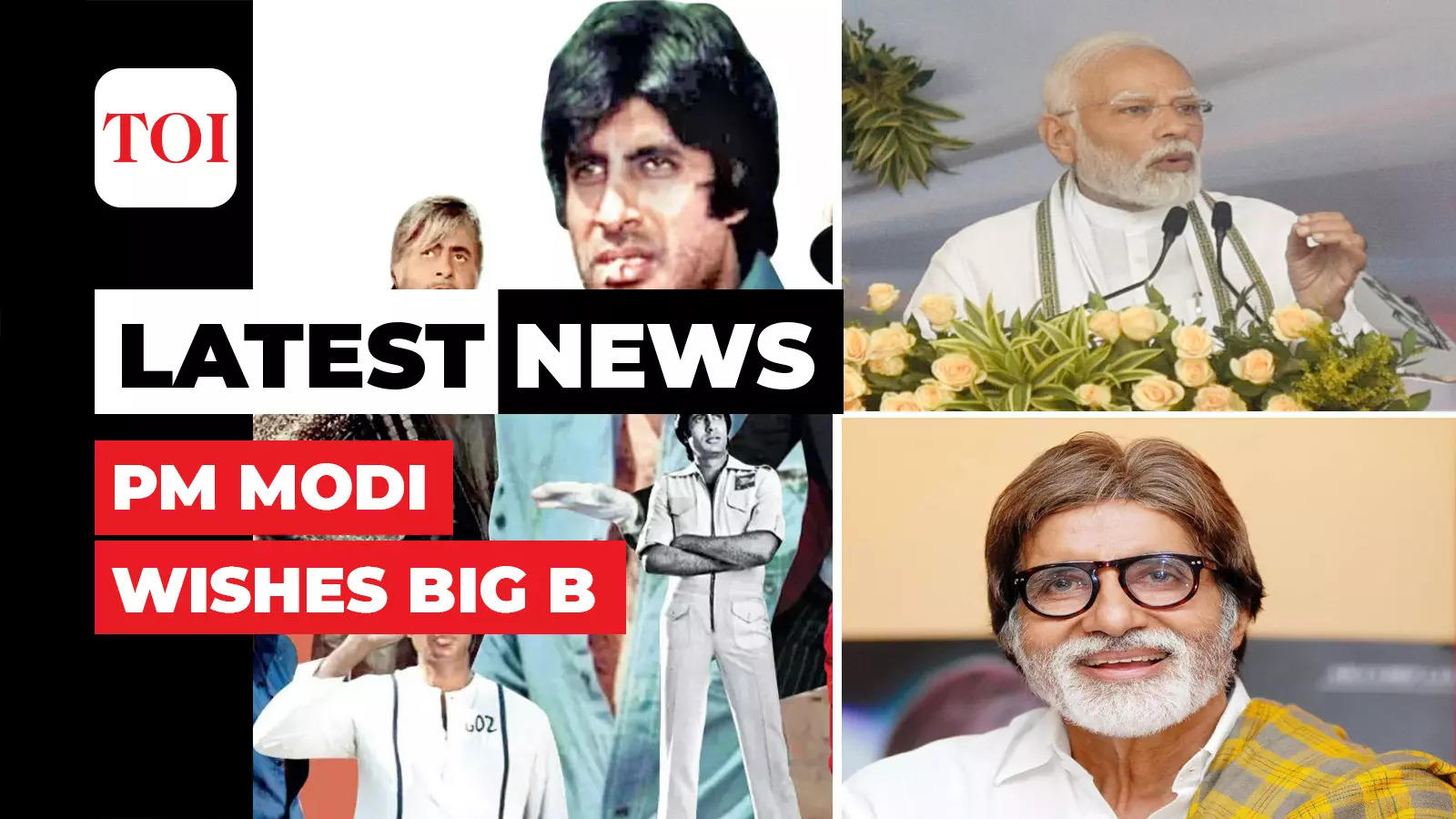 Prime Minister Narendra Modi Wishes Amitabh Bachchan On His 80th Birthday