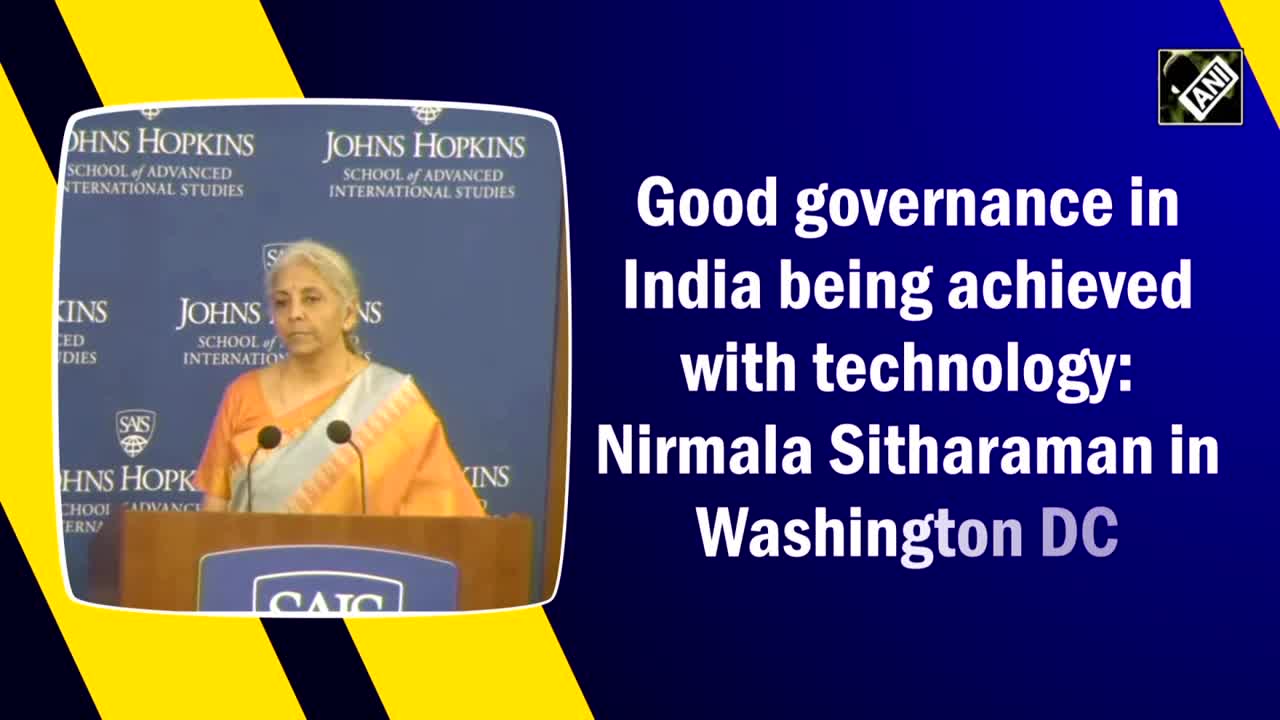 Good governance in India being achieved with technology: Nirmala ...