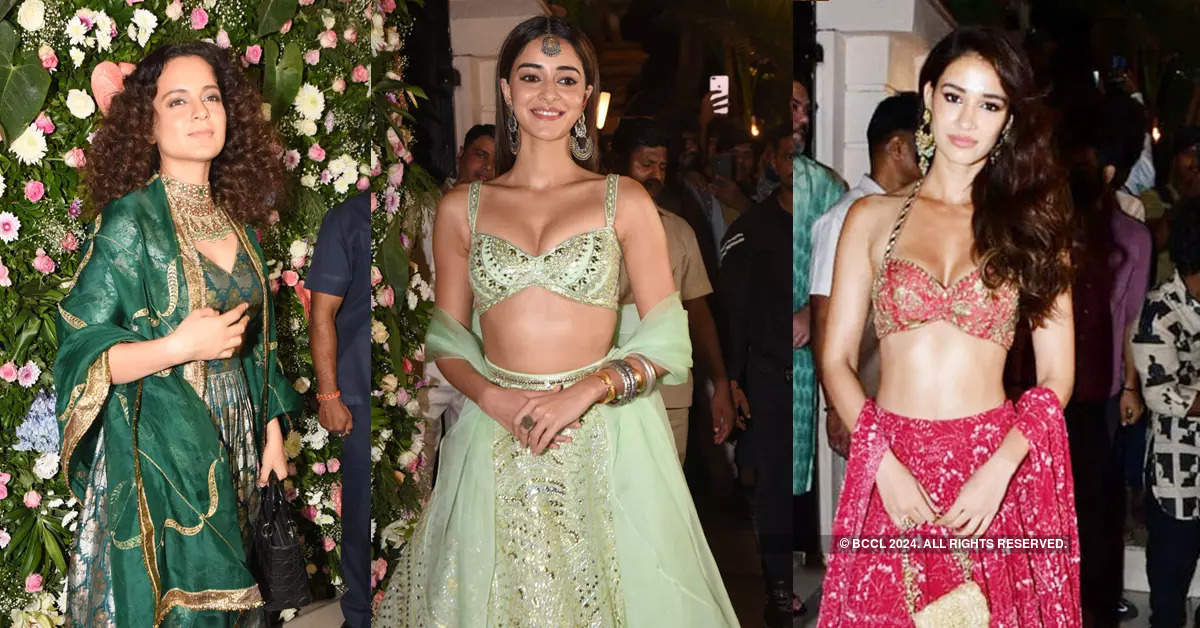 From Kangana Ranaut, Ananya Panday to Disha Patani; Bollywood divas dazzle at Ekta Kapoor’s Diwali party