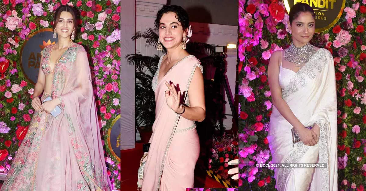 From Kriti Sanon, Taapsee Pannu to Ankita Lokhande; these Bollywood stars make heads turn at Anand Pandit’s Diwali party