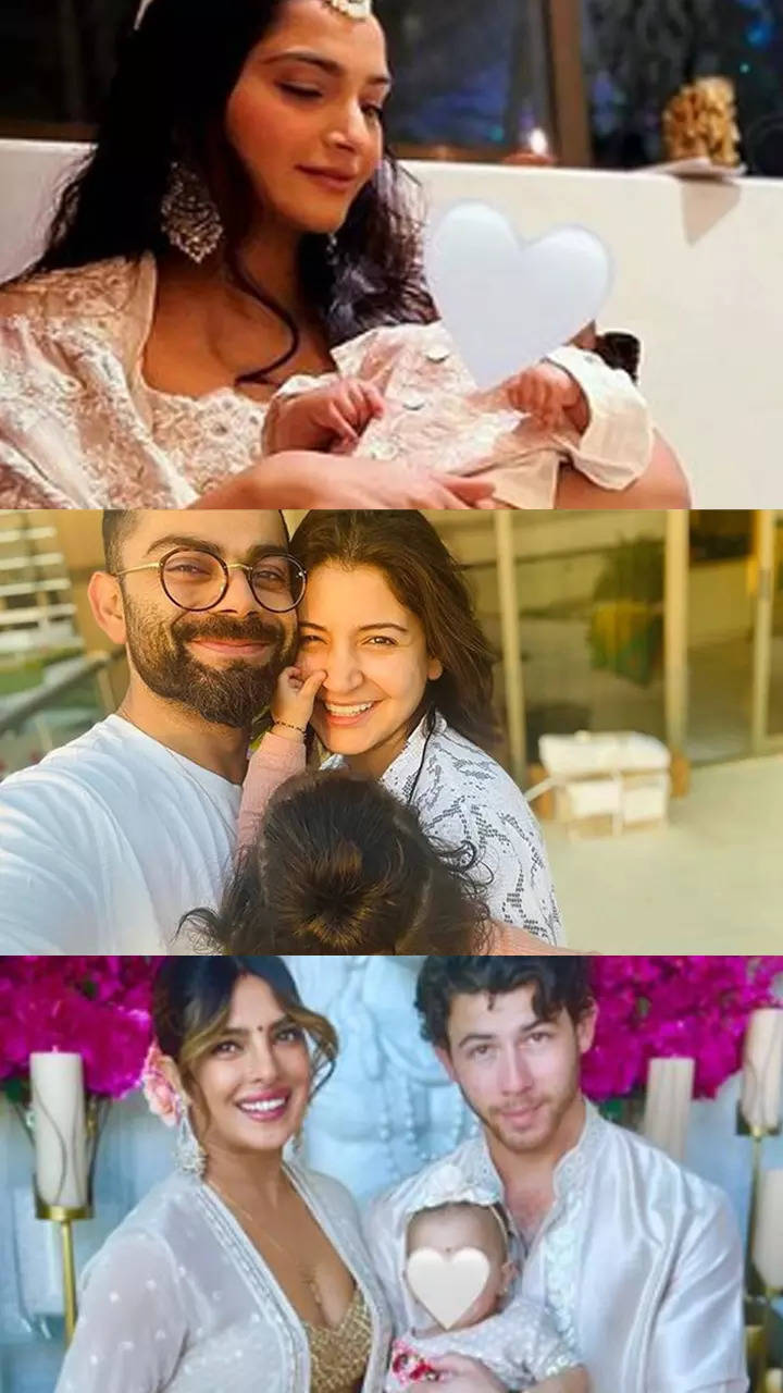 Sonam Kapoor, Priyanka Chopra: Celebs who don't reveal their baby's face on  social media | Times of India