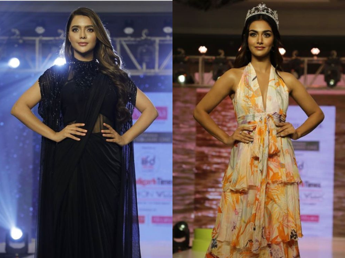 Beauty queens gracefully walk the ramp at Chandigarh Times Fashion Week 2022